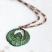 Egyptian Scarab Necklace Good Luck Pendant Patina Scarab Verdigris Pendant Egyptian Jewelry - N165