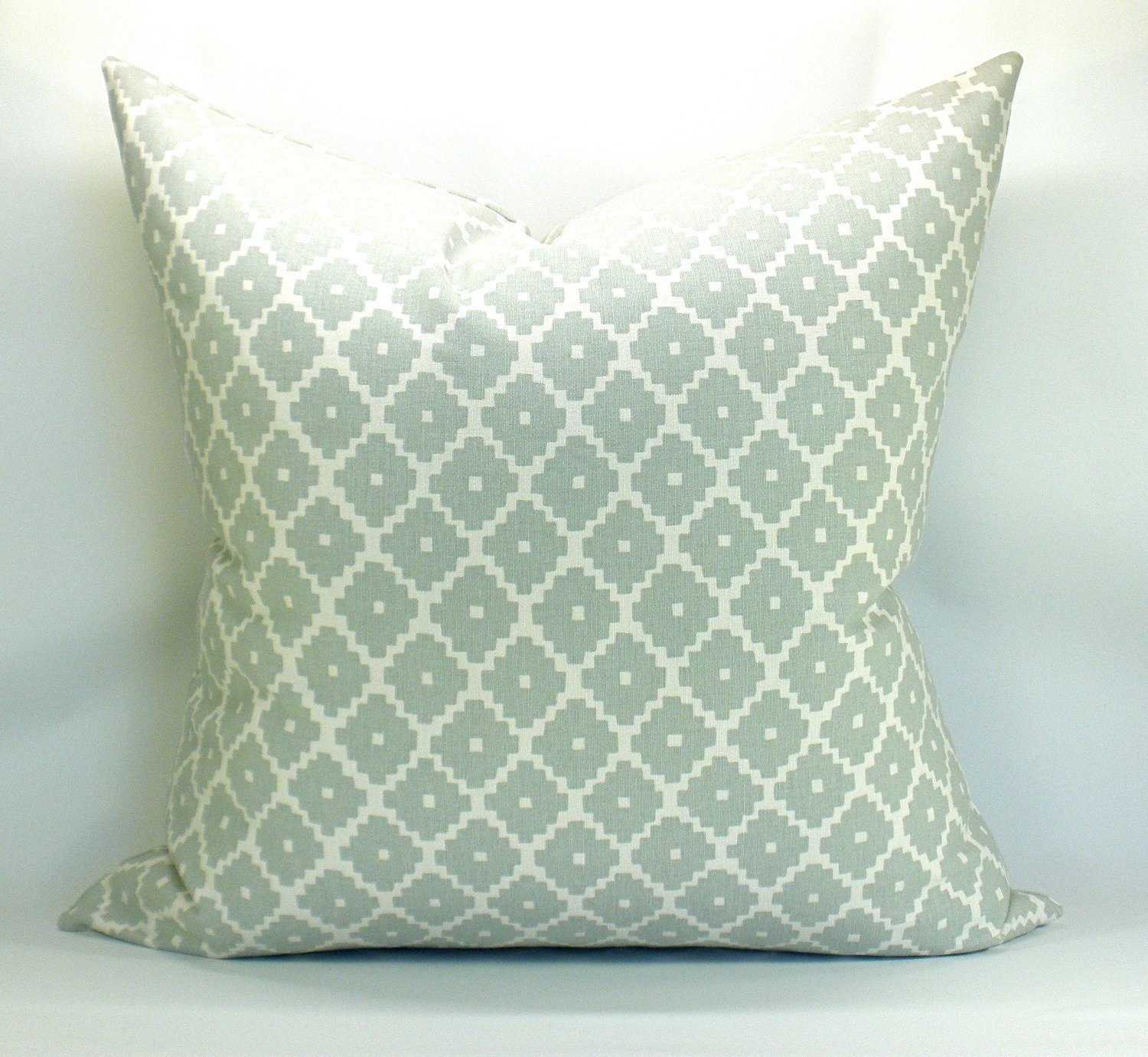 Ziggurat pillow cover in Mineral - 20 x 20