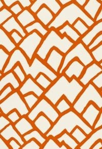 Zimba pillow cover in Orange - 20 x 20
