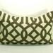 Schumacher Imperial Trellis pillow cover in Java - 12 x 20