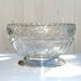 Vintage Crystal Bowl Silver Base