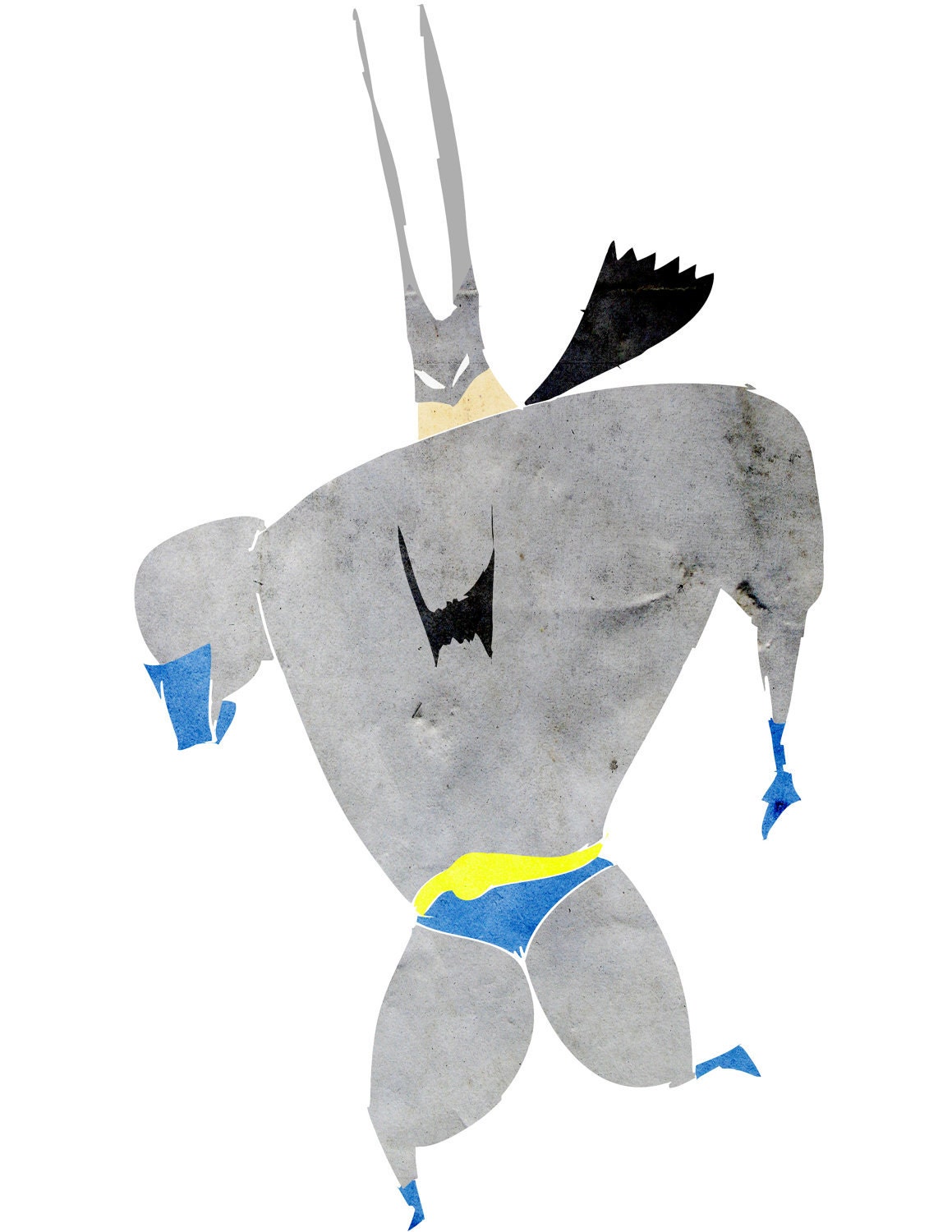 Batman Running Towards Justice Print