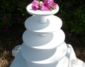 Cupcake Tower Wedding Reception and Party Decor - 4 Tiers - Dessert Stand Round Il_170x135