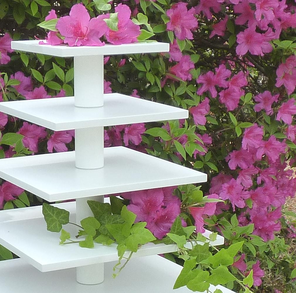 Cupcake Display Stand Party and Wedding Table Setting Decor 5 Tier Square Style Il_570xn