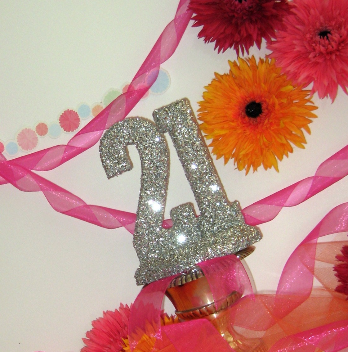 21st Birthday Decorations Cake Topper