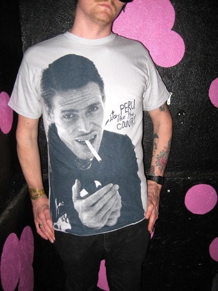 WILD at HEART: Bobby Peru T-Shirt  sizes S-M-L-XL