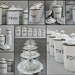White Enamel Canister Set