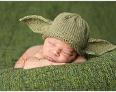 Newborn to 3 months Yoda Hat Star Wars Photo Prop