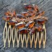 Vintage Topaz Hair Comb- Bridal or Prom