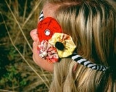 Boho Zebra, summer colored headband