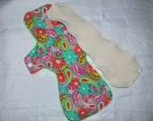 Postpartum Mama Cloth Pad bright floral