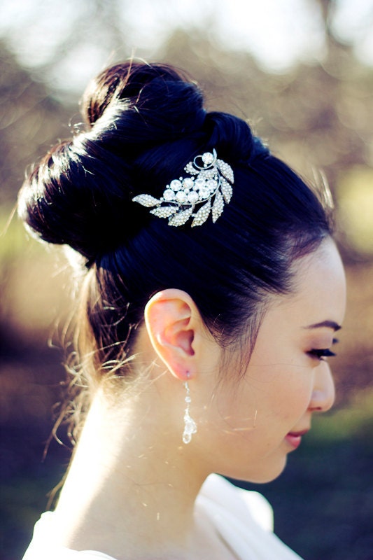 REESE - Rhinstone Encrusted Bridal Hair Comb