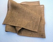 Burlap Table Runner 14" x 60" Simple and Chic Custom Size Available