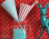 Treat Cones/favors- (Peppermint Twist) Holiday Collection - Aqua and Red Il_170x135