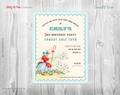 Little Bo Peep Invitation - Custom Printable Invitation - Nursery Rhyme - Mother Goose Il_170x135