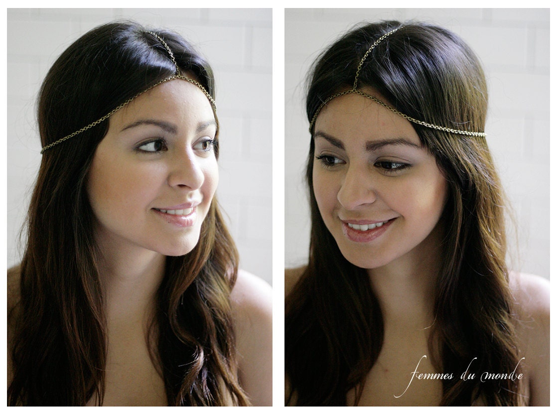 Goddess Headdress - Head Chain - Head Piece - Hair Jewelry