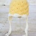 Buttercup Shell Beanie with Earflaps - Newborn