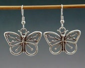 Sterling Butterfly Earrings