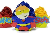 Super Hero Cupcake Wrappers - set of 12 Il_170x135