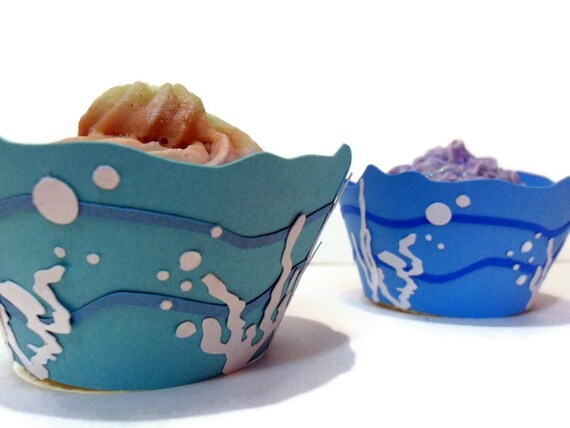 Cupcake Wrappers Under the Sea - set of 12 Il_570xn