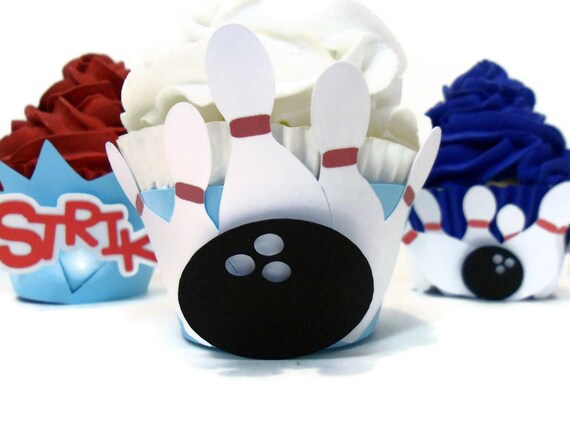 Bowling Alley Cupcake Wrappers - Set of 12 Il_570xn