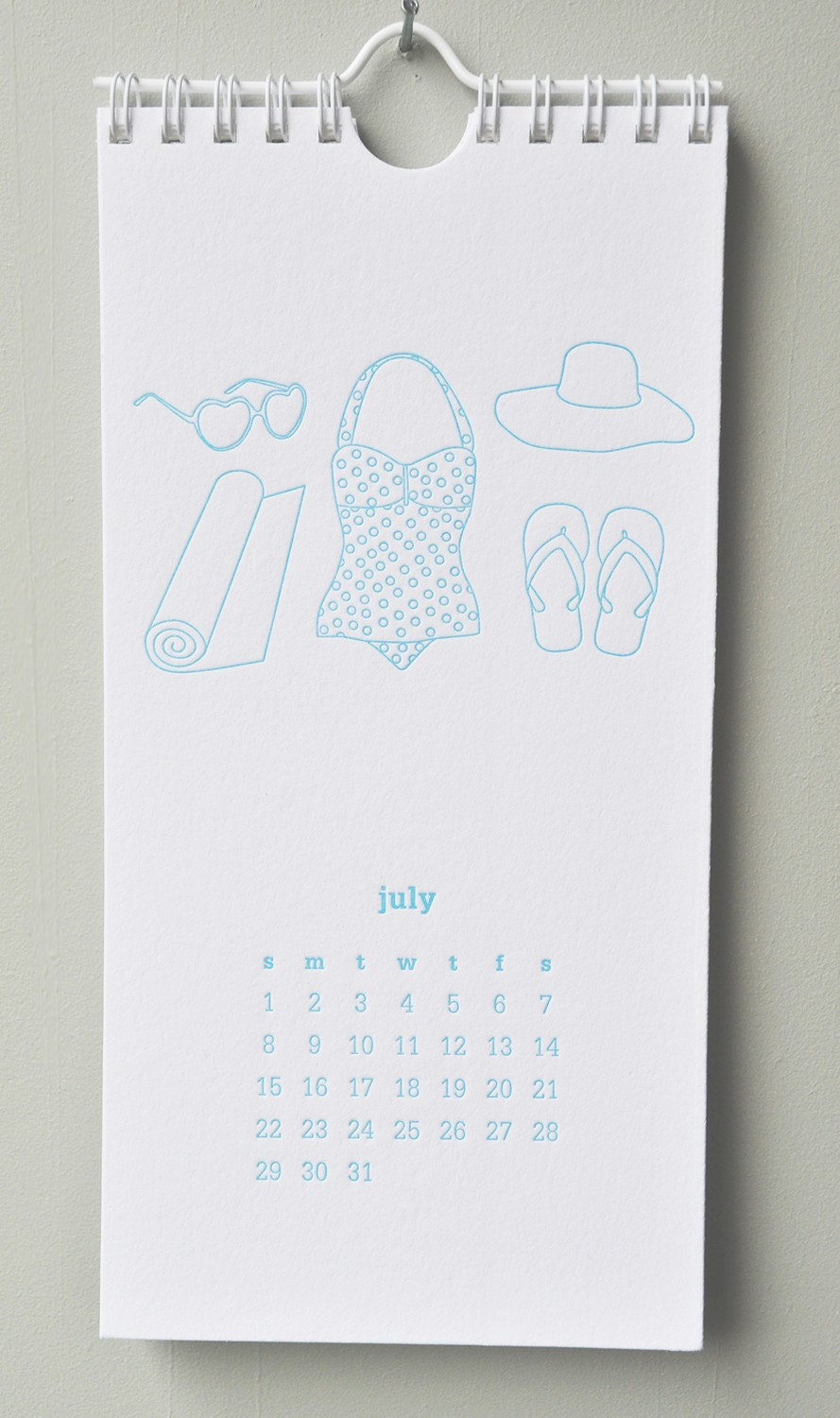 2012 Letterpress Calendar