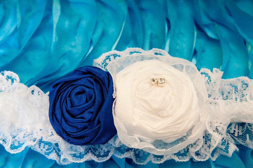 SAMANTHA... Keepsake Rosette bridal garter