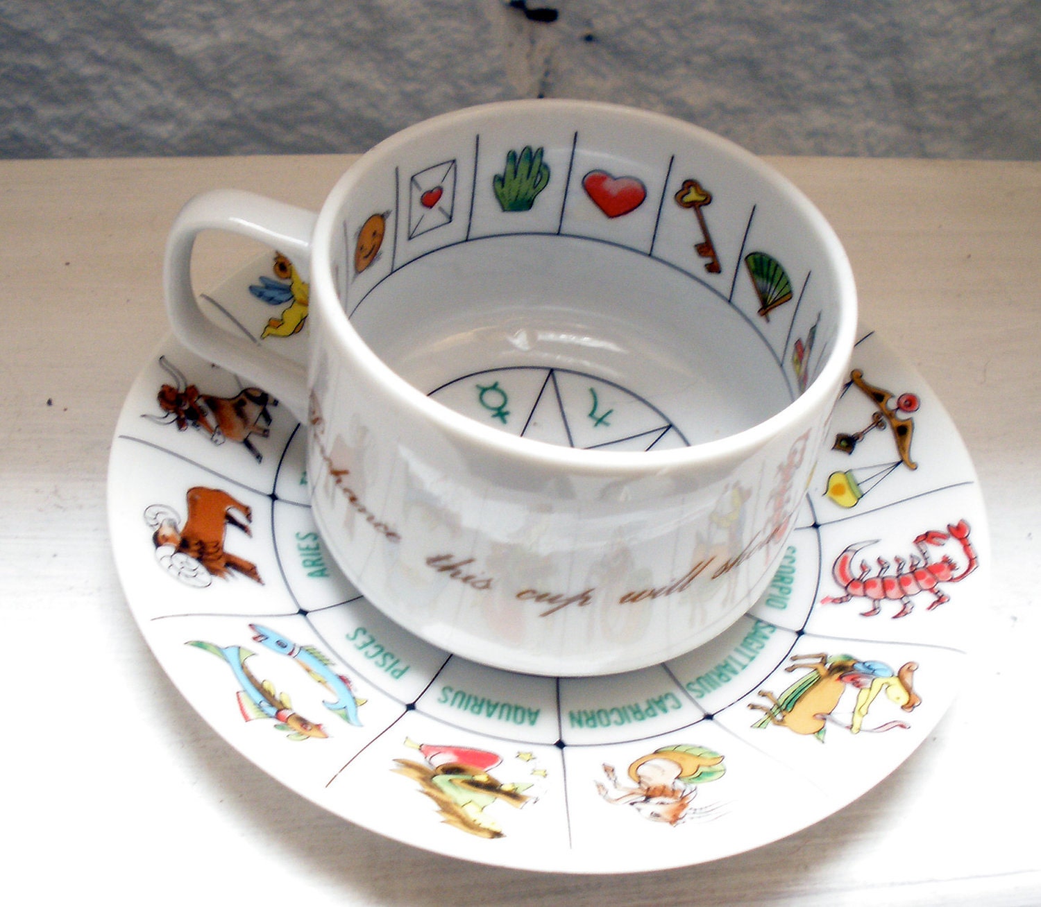 Vintage Fortune Telling Tea Cup