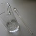CLEARANCE VIntage 60's Glass Mojito Pitcher with Glass Muddler