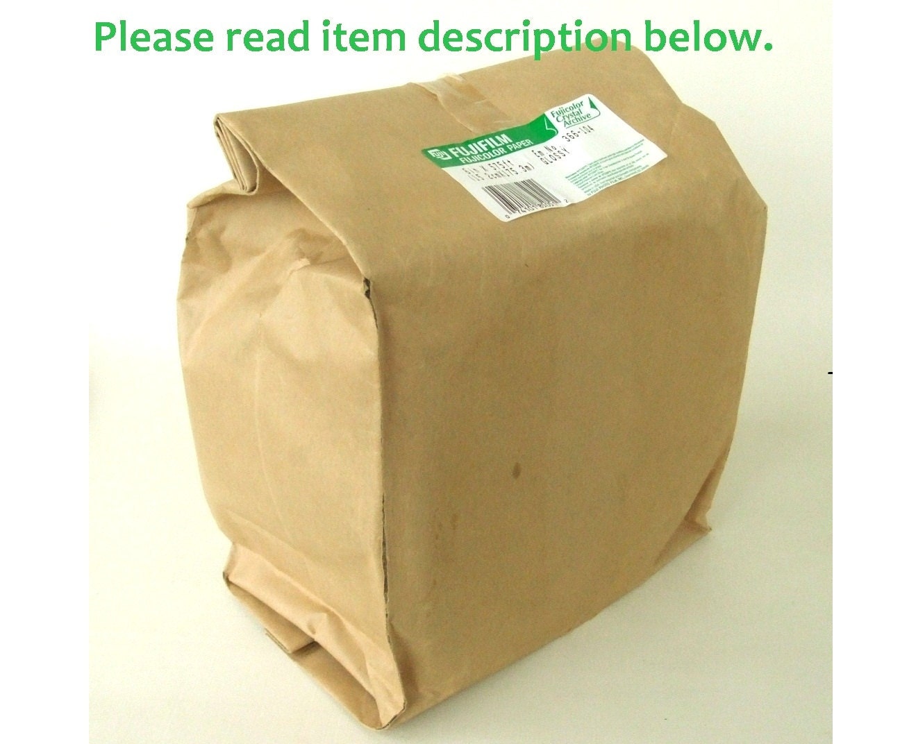 Fuji Photo Paper - Glossy Fujifilm Fujicolor 6" x 575' Film Develop Darkroom Supply