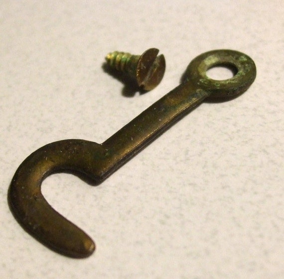Hardware Brass Latch Hook by LaurasLastDitch on Etsy