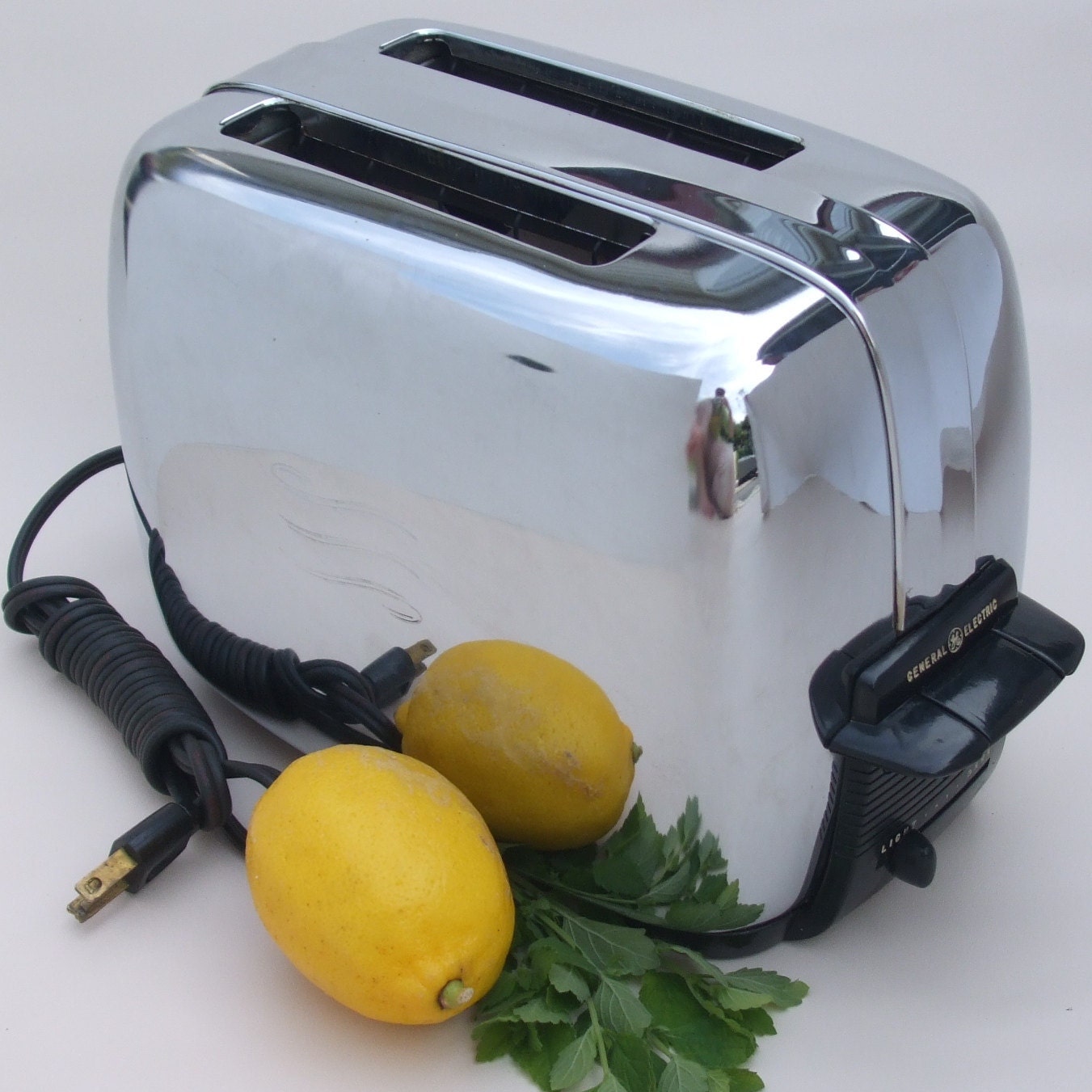 General Electric Toaster Chrome Vintage 1950s by LaurasLastDitch