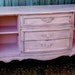 RESERVED SHABBYLIFE Romatic Paris Apartment Distressed Pink Dresser Server French Provincial