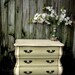 RESERVED ALYSON Charming Rustic French Bombe Chest Side Table