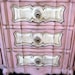 RESERVED Jasmine523 Let Them Eat Cake Shabby French Provincial Paris Apartment PINK Dresser
