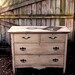 Shabby Paris Cottage French Postage Stamp Dresser Changing Table