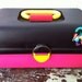 Caboodle Case 80s Hot Pink and Black Makeup Craft Supply Case Mint Condition