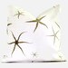 White and Tan Starfish Decorative Pillow Cover 18x18