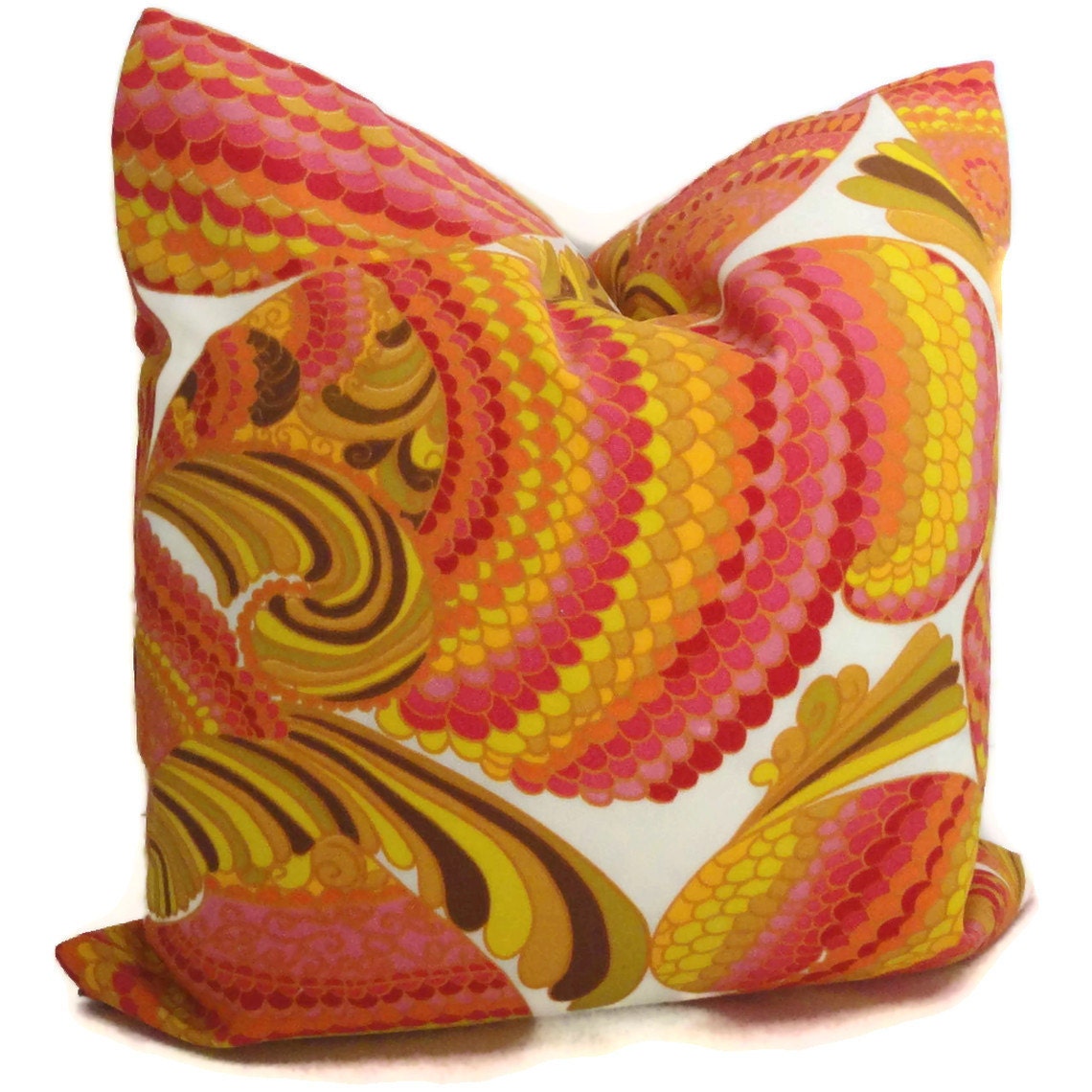 Trina Turk Pisces Punch Indoor Outdoor Decorative Pillow Cover, Schumacher, 18x18, 20x20 or 22x22