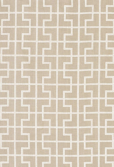 Celerie Kemble Bleecker Taupe Trellis Pillow Cover  18x18, 20x20 or 22x22
