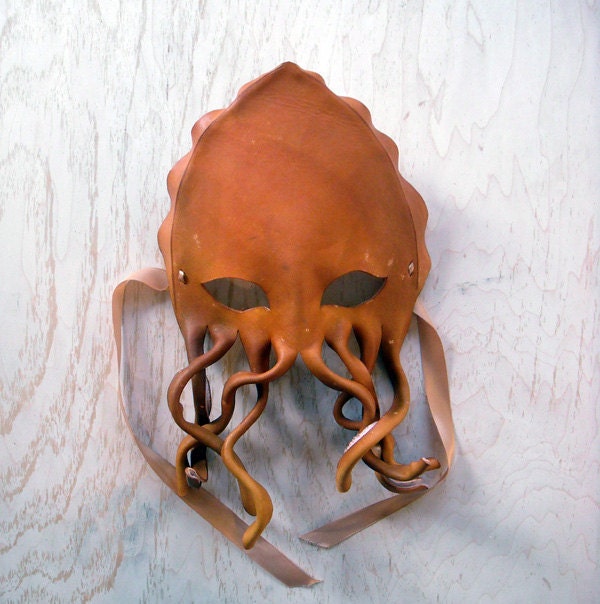Tan  Octopus Mask - MythicMasks