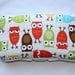 Ann Kelle Urban Zoology Owl Boutique Baby Wipe Case