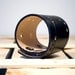 Mens leather cuff Pisces constellation black wristband leather wrist cuff jewelry