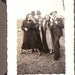 Great Vintage Photo, 1936 - Friends Having Fun Posing for the Camera, Young Couples, Overcoats, Laughing, Arm in Arm - 1930s