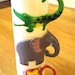 3 Stacking Set of Childrens Cups Monkey, Elephant, Alligator