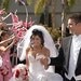 50 Double Ribbon Wand with Bell Wedding Wands Exit Favor
