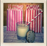 Red Stripe Candy Shoppe Paper Bag 5x7 20 bags Il_170x135