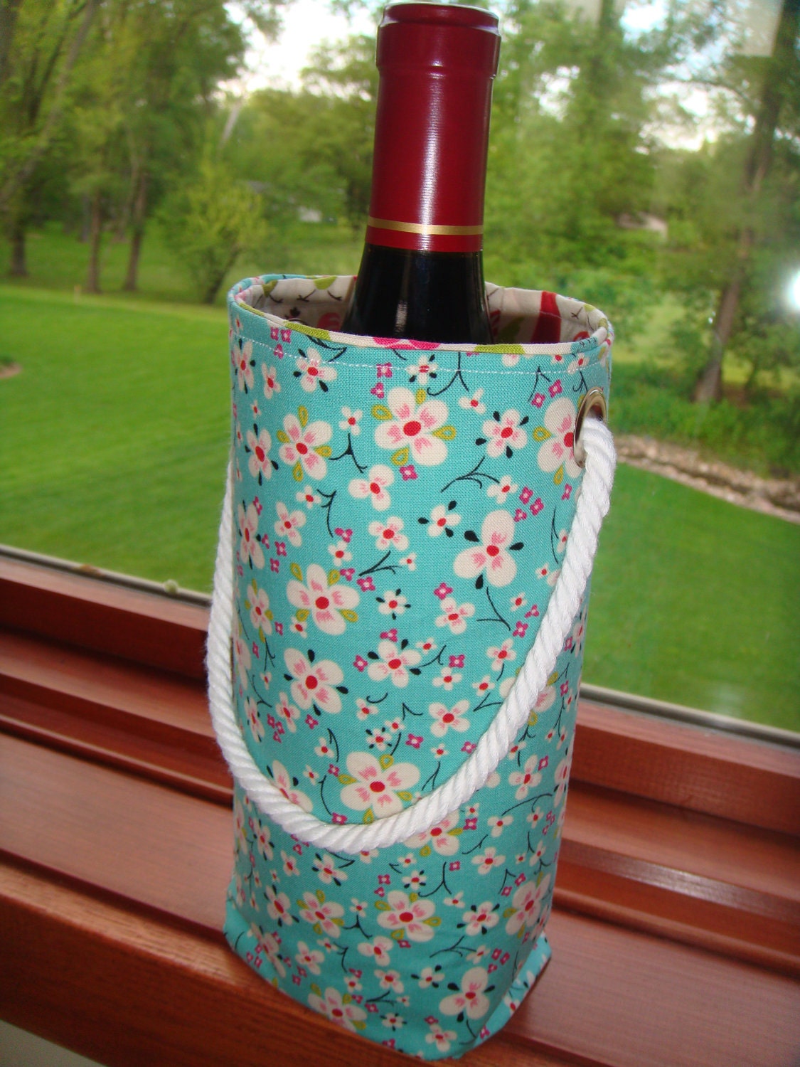 Farmdale Crossing Reusable Wine Gift Bag Il_570xn
