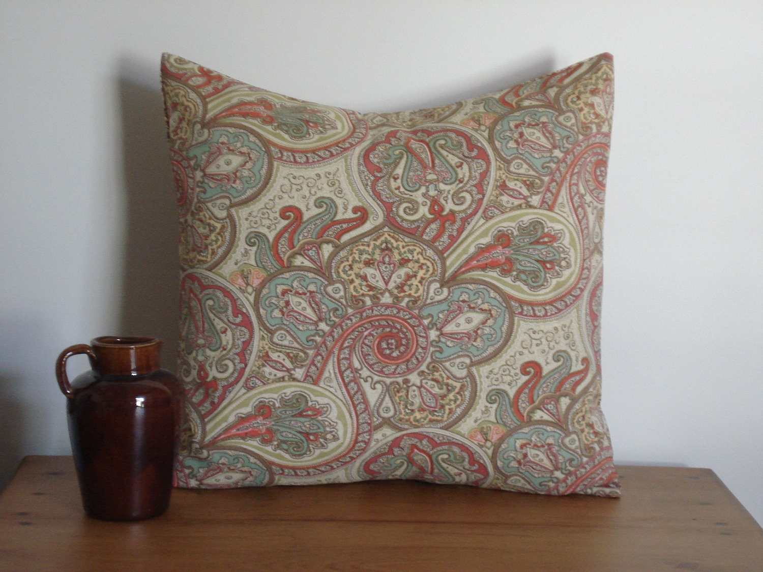 Pair of paisley pillowcover