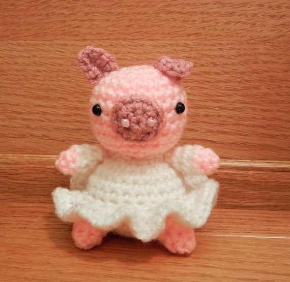 Crochet Pattern: Amigurumi Pig Little Miss Rosalie by ...